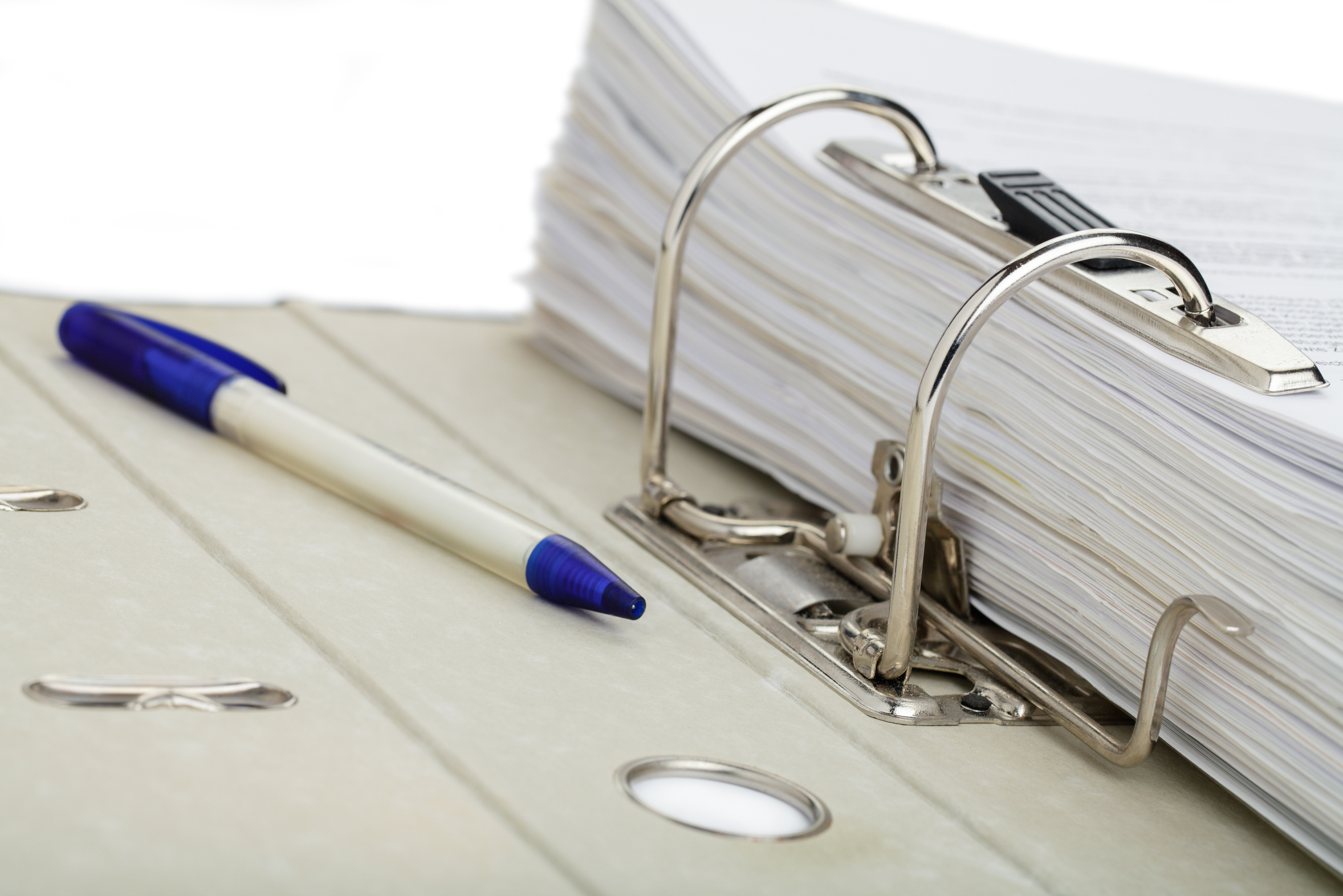 Ordner aufgeschlagen